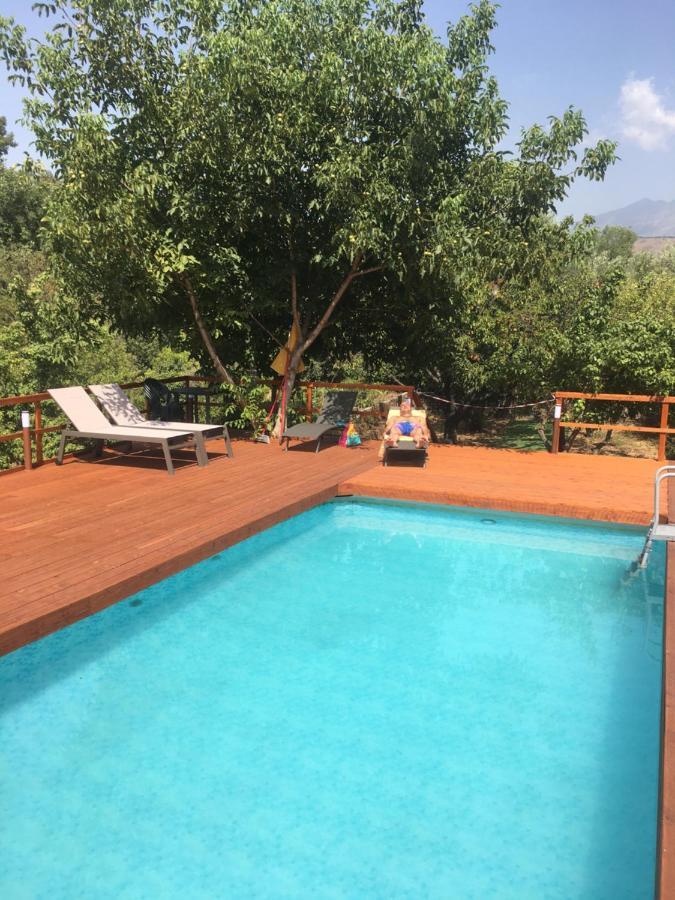 Villa Bonaccorso - Antica E Maestosa Villa Con Piscina Ai Piedi Dell'Etna Viagrande Exteriör bild