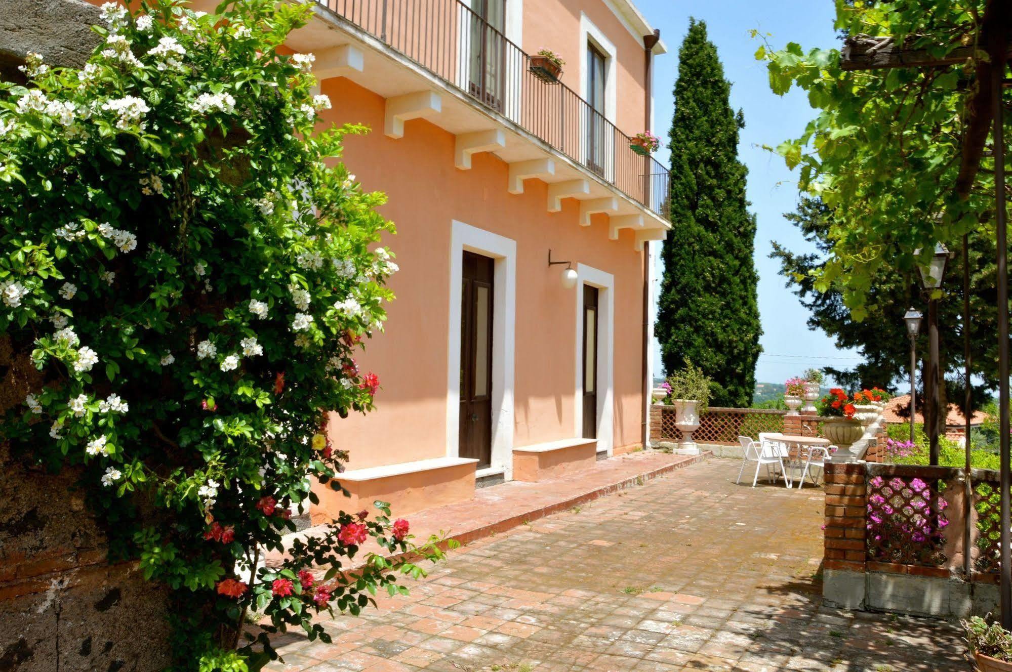 Villa Bonaccorso - Antica E Maestosa Villa Con Piscina Ai Piedi Dell'Etna Viagrande Exteriör bild