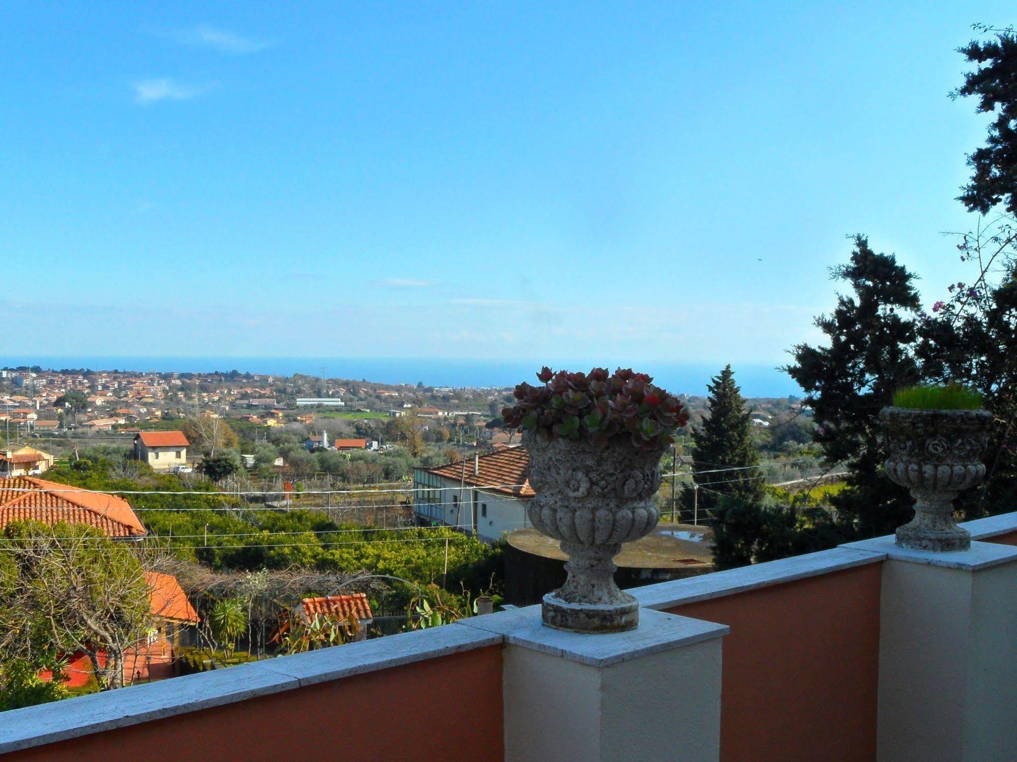Villa Bonaccorso - Antica E Maestosa Villa Con Piscina Ai Piedi Dell'Etna Viagrande Exteriör bild